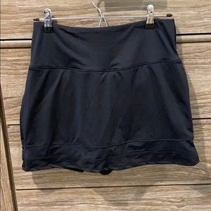 Black Pleated Skort